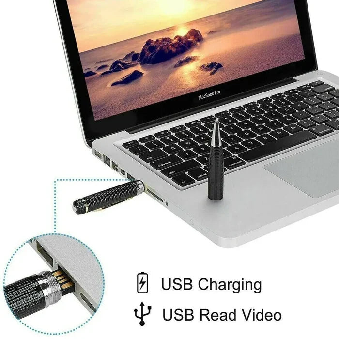 Hidden Cam Pocket Pen Camera 1080P HD Mini Body Video Recorder DVR Security USB Rieworkes