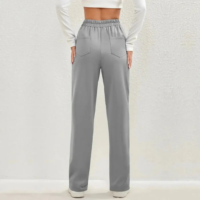 High- Waisted Casual Pants Rieworkes