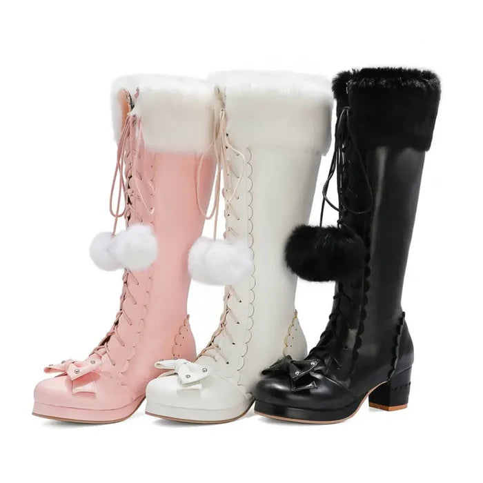 High Boots Winter Warmer Fur Boots Rieworkes