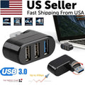 High Speed 3 Port USB 3.0 Multi HUB Splitter Expansion Desktop PC Laptop Adapter Rieworkes