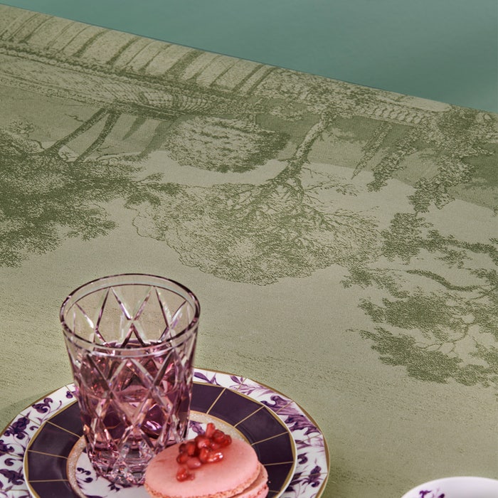 Jardin Spirituel Table Linens Collection (Green Sweet)-Gina's Home Linen Ltd