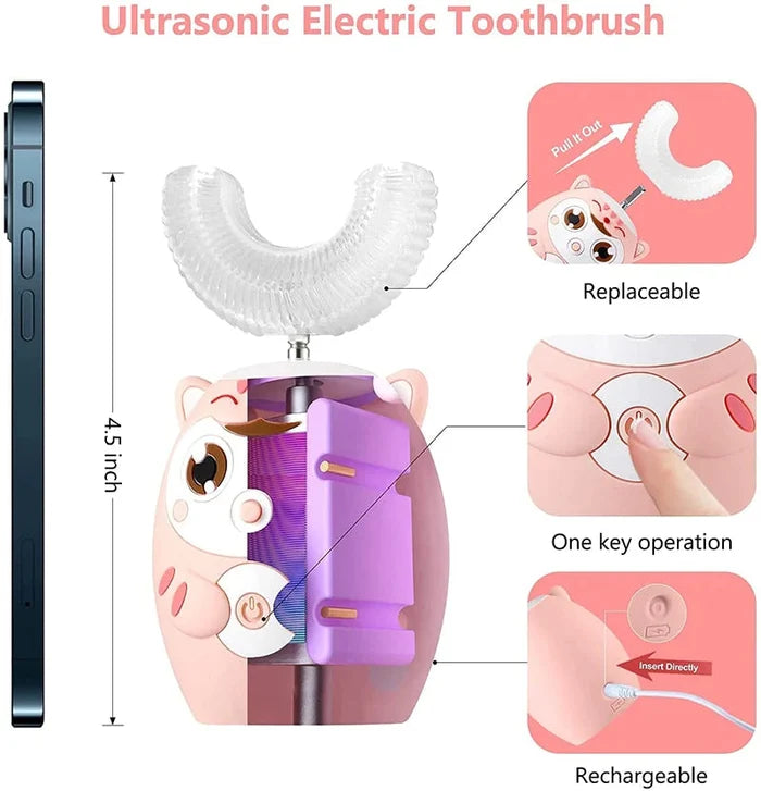Kid's U-Shape Electric Toothbrush Rieworkes