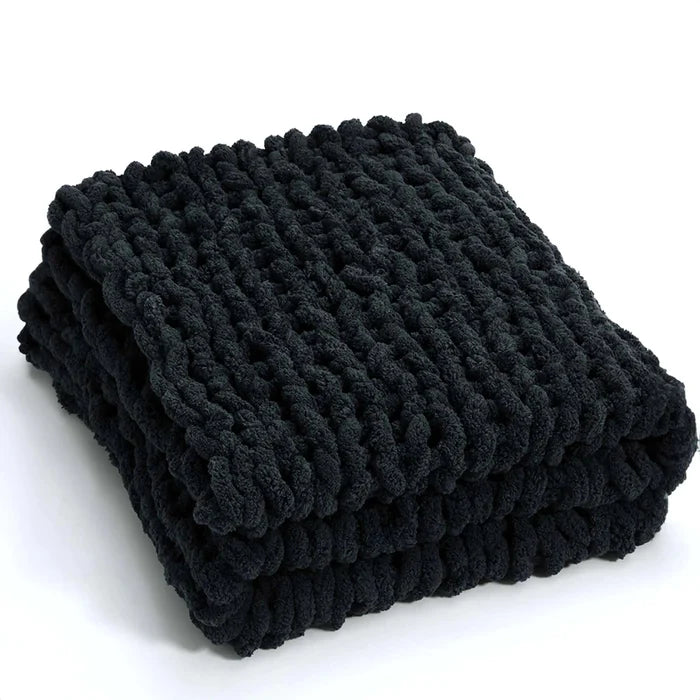 Knitted Throw Blanket Rieworkes