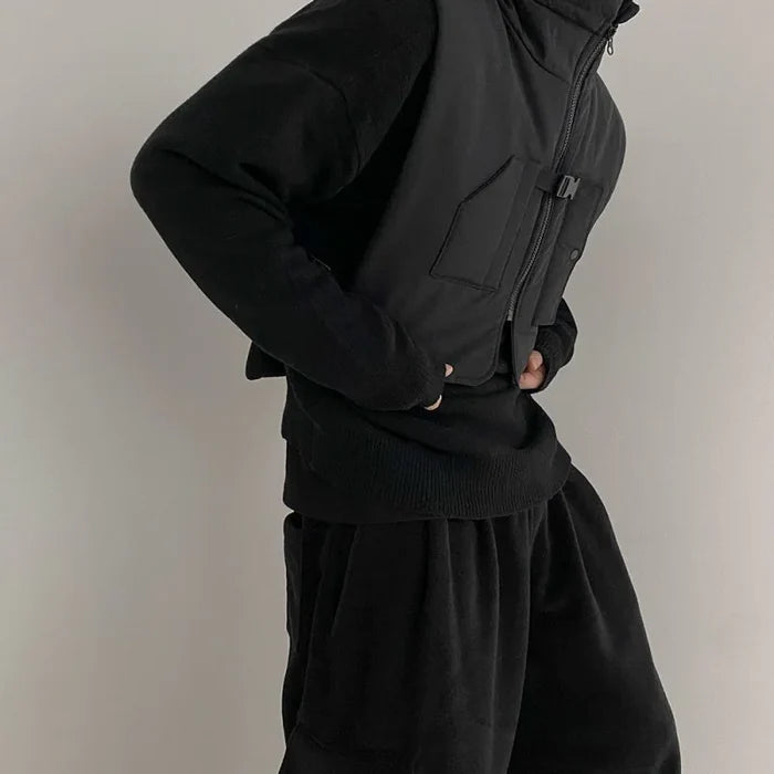 Korean Style Casual Waistcoat Jacket Rieworkes