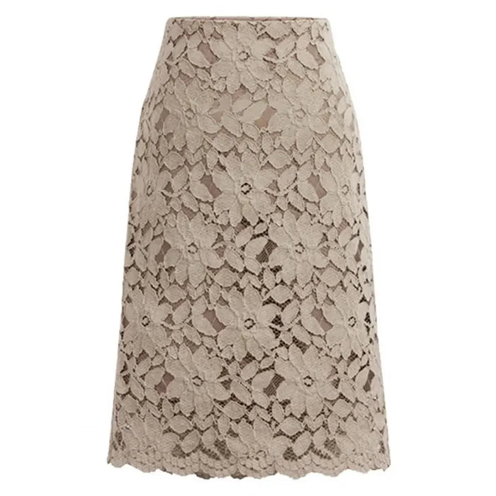 Lace Elegant Office Skirts Rieworkes