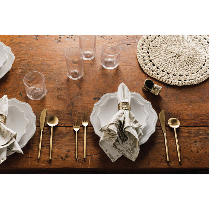 Leaf Napkin Rings Set-Gina's Home Linen Ltd