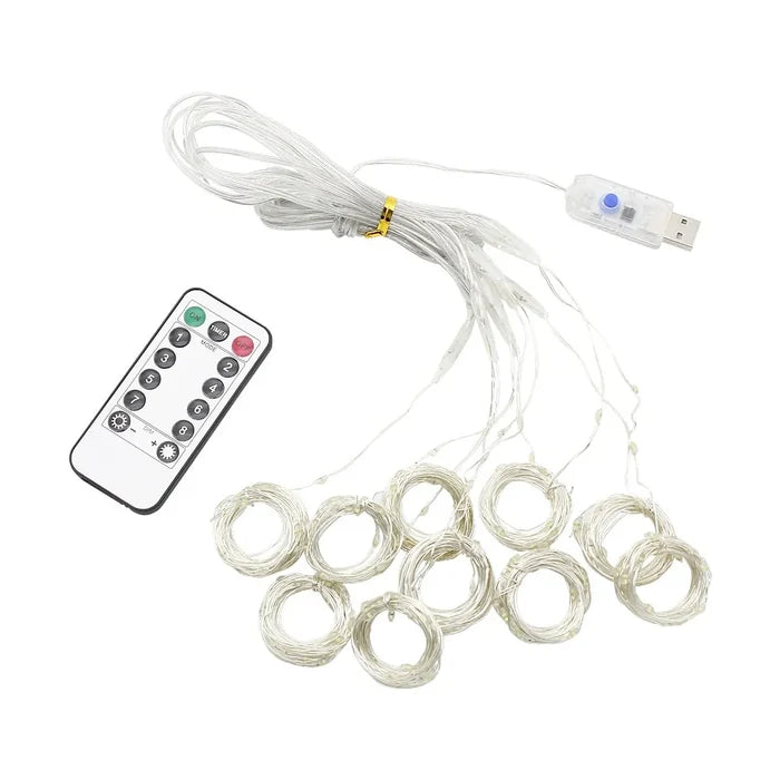 LED Curtain  String Light Rieworkes