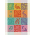 Les Lapins Printemps Kitchen Towel-Gina's Home Linen Ltd