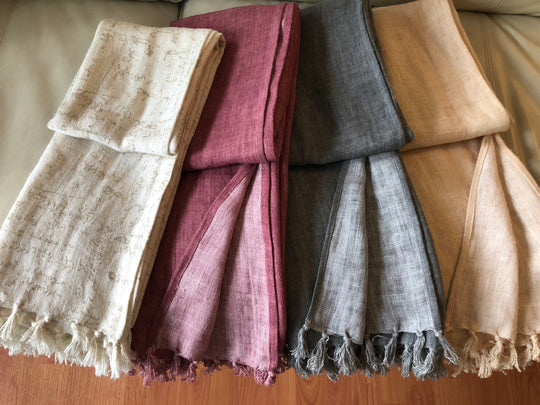 Linen Throw Collection-Gina's Home Linen Ltd