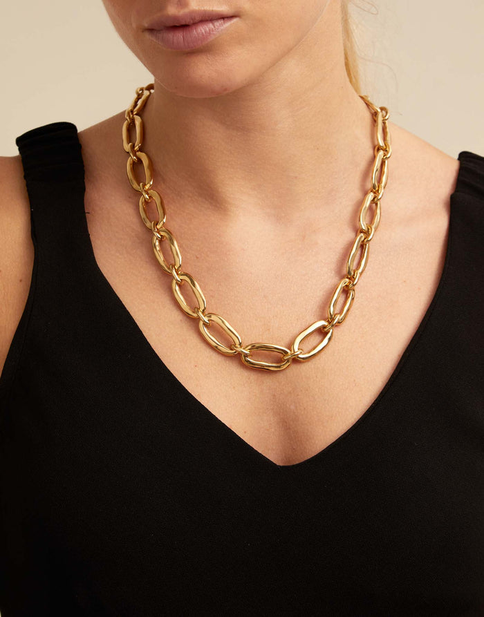Link Chain Necklace Gold