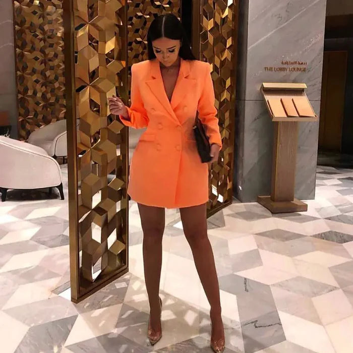 Long Sleeve Sim Blazer Dress Rieworkes