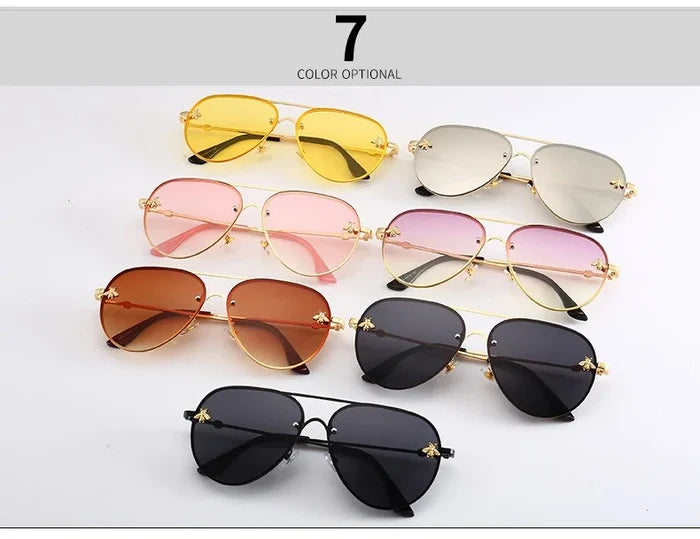 Luxury Bee Pilot Sunglasses Rieworkes