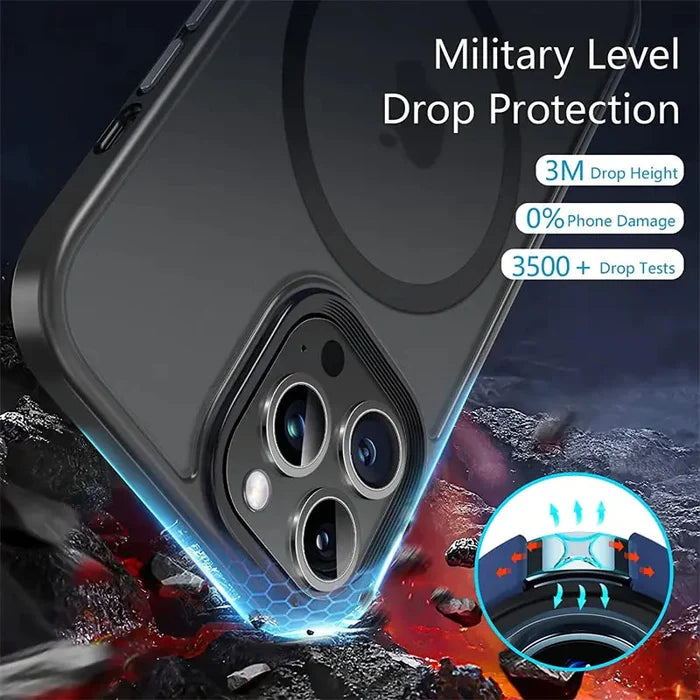 Luxury Magnetic Wireless Charging Case for iPhone Rieworkes