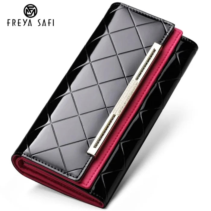 Luxury Women's Cowhide Leather Party Clutch Wallet Rieworkes