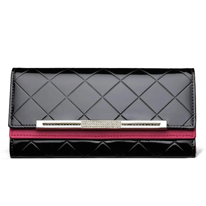 Luxury Women's Cowhide Leather Party Clutch Wallet Rieworkes