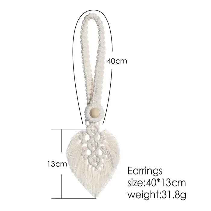 Macrame Room Decoration Curtain Tieback Rope Rieworkes