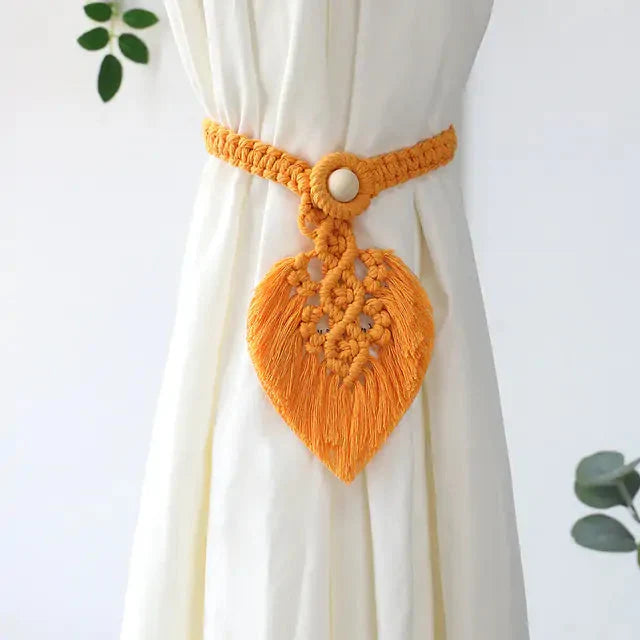 Macrame Room Decoration Curtain Tieback Rope Rieworkes