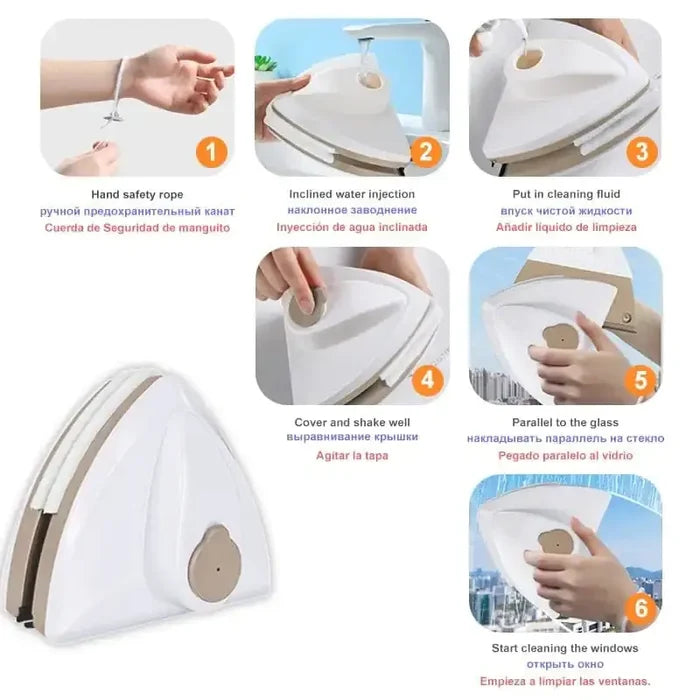 Magnetic Window Cleaner Rieworkes