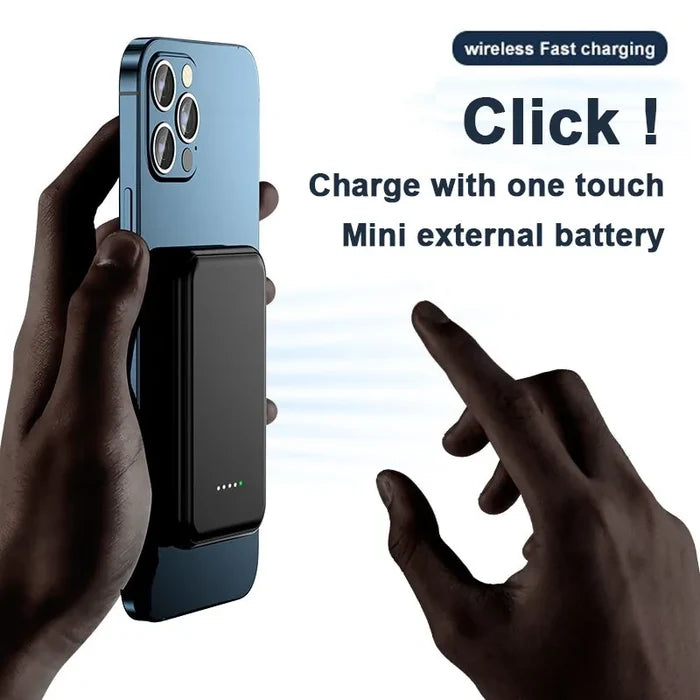 Magnetic Wireless Power Bank Phone Charger Rieworkes