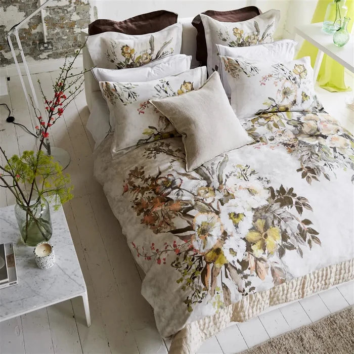 Margaretta Sepia Bedding Collection-Gina's Home Linen Ltd