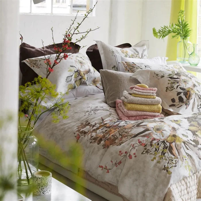 Margaretta Sepia Bedding Collection-Gina's Home Linen Ltd