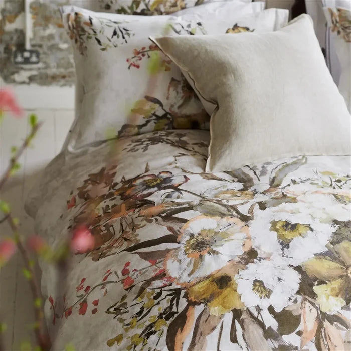 Margaretta Sepia Bedding Collection-Gina's Home Linen Ltd