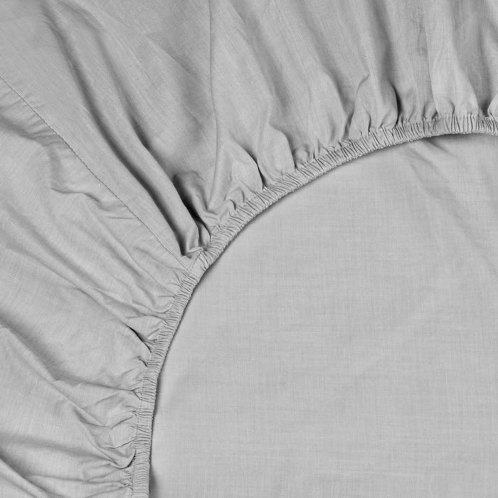 Melange Plain Percale Sheet Set-Gina's Home Linen Ltd