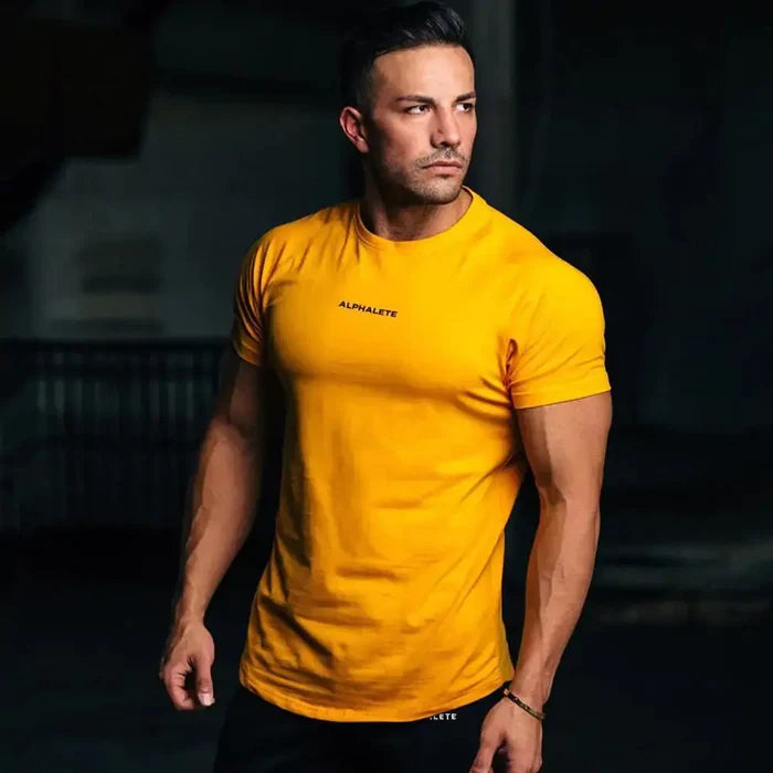 Men Fitted Gym T-Shirt Rieworkes