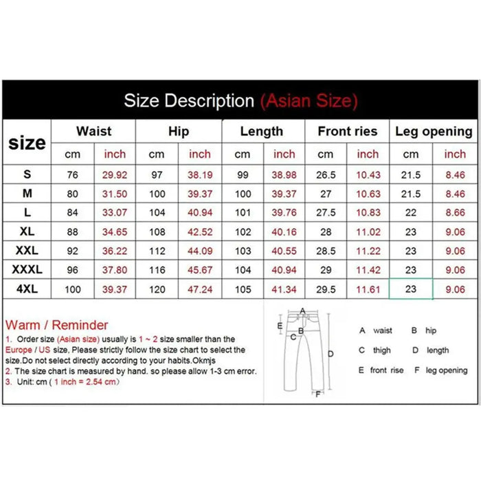 Men Skinny Jeans Pants Rieworkes