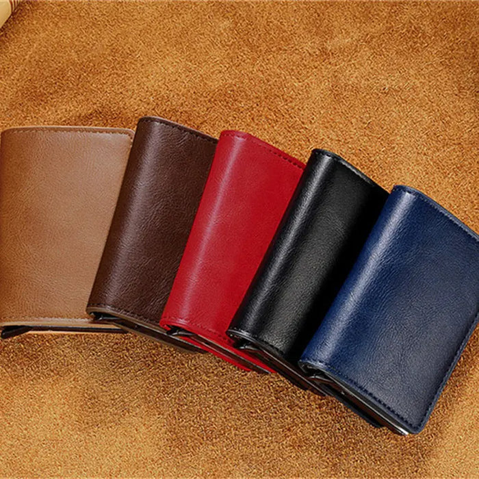 Men Smart Wallet Rfid Safe Anti-theft Holder Women Small Purse Rieworkes