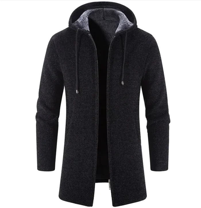 Men's All-Season Fleece-Lined Trend Cardigan – Versatile and Stylish Rieworkes