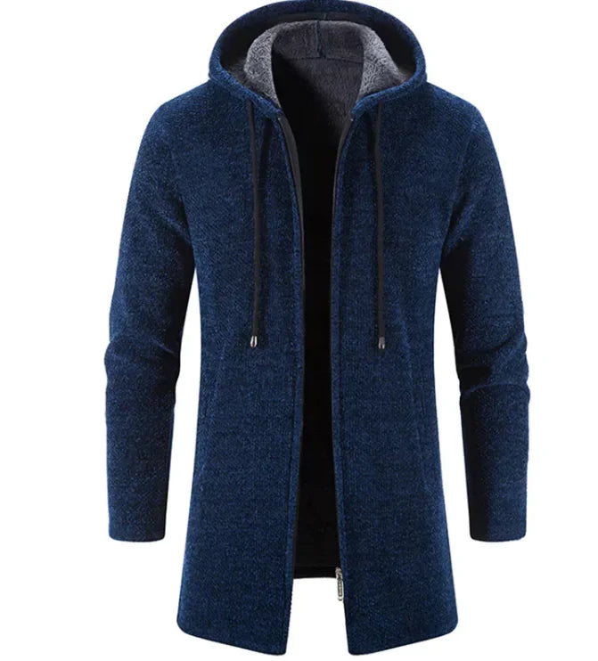 Men's All-Season Fleece-Lined Trend Cardigan – Versatile and Stylish Rieworkes
