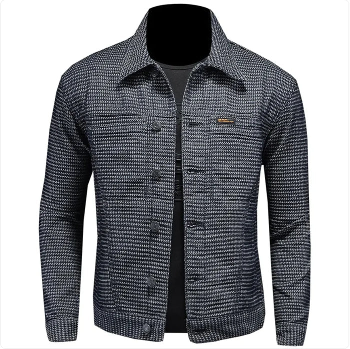 Men's Casual Denim Motorcycle Jacket Rieworkes