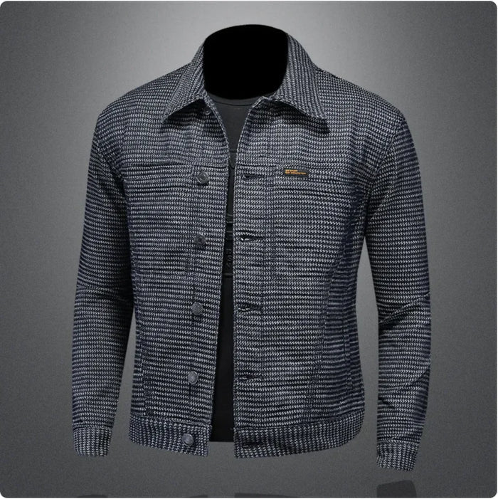 Men's Casual Denim Motorcycle Jacket Rieworkes