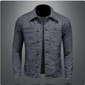 Men's Casual Denim Motorcycle Jacket Rieworkes