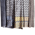 Merino Wool Throw Motif Brown-Gina's Home Linen Ltd