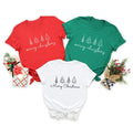 Merry Christmas, Christmas Trees T-Shirt Rieworkes