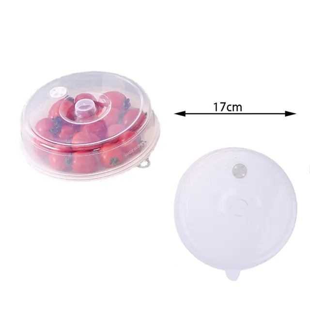 Microwave Food Cover Splash Proof Plate Cover Rieworkes