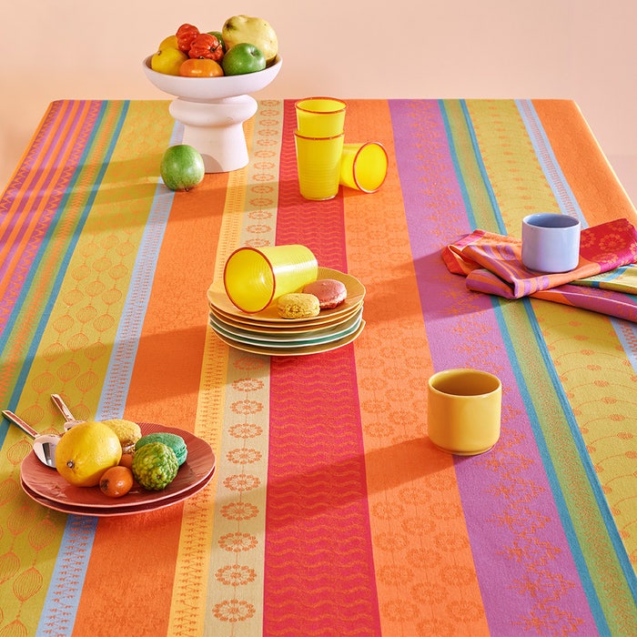 Mille Broderies Table Linens Collection (Coated Cotton)-Gina's Home Linen Ltd