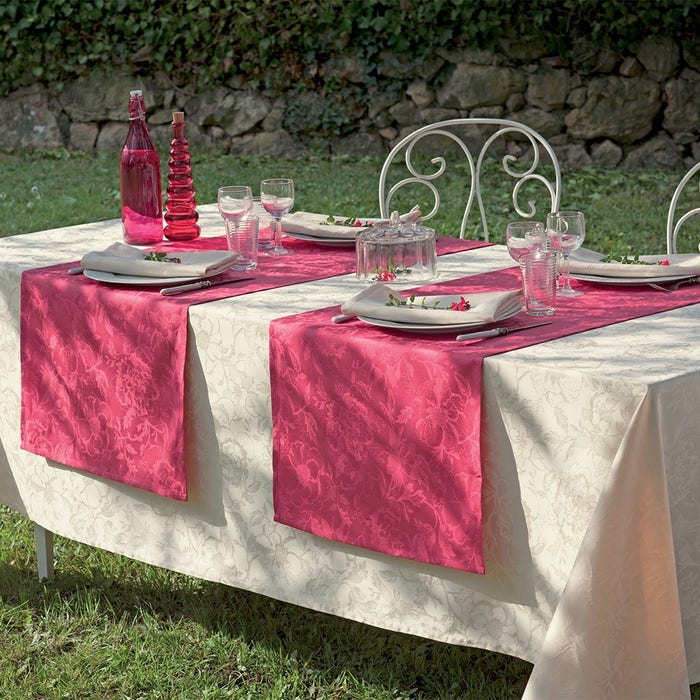 Mille Charmes Table Linens Collection (Coated Cotton)-Gina's Home Linen Ltd