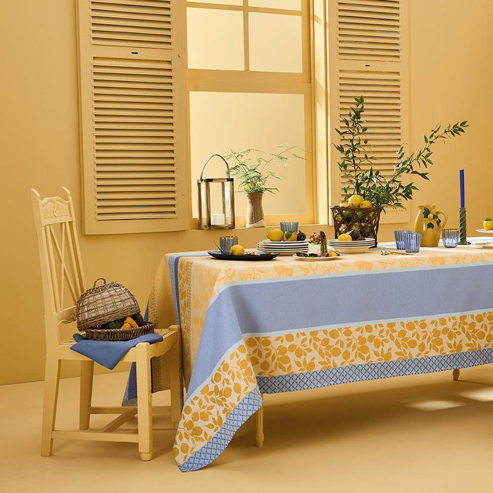 Mille Citrons Table Linens Collection (Coated Cotton)-Gina's Home Linen Ltd
