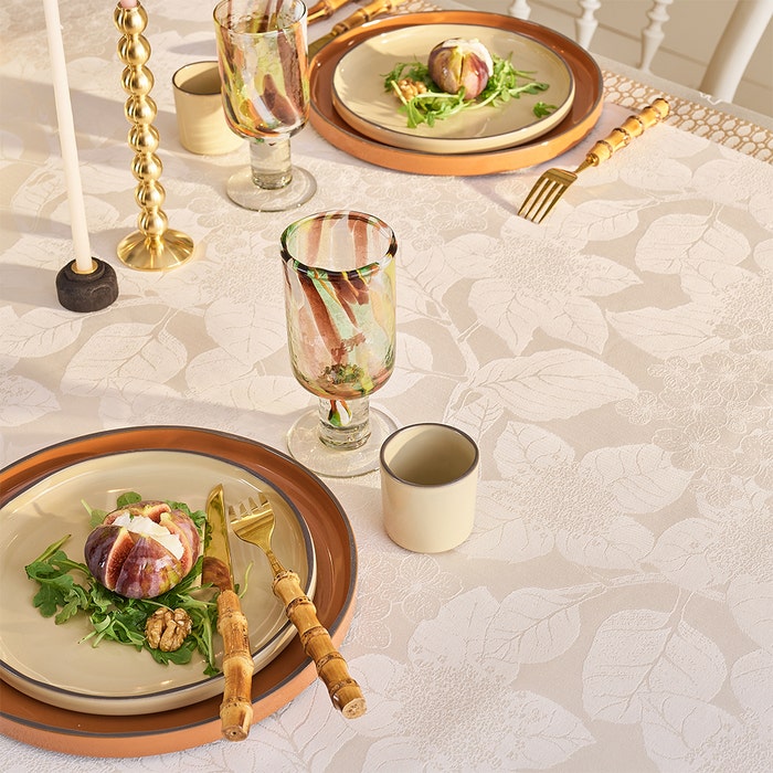 Mille Hortensias Table Linens Collection (Cotton)-Gina's Home Linen Ltd