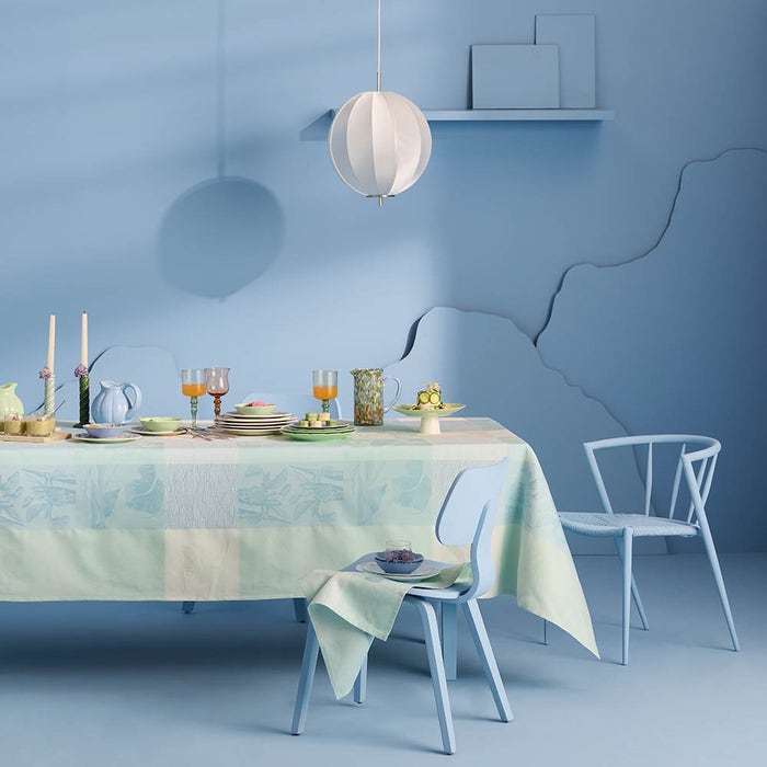 Mille Iris d'Eau Table Linens Collection (Coated Cotton)-Gina's Home Linen Ltd