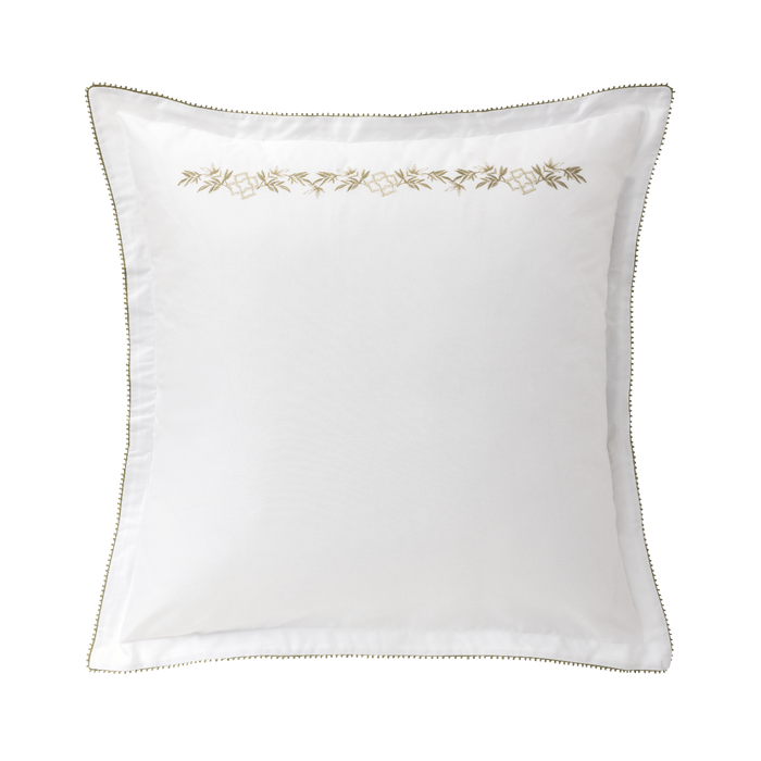 GOLD EMBROIDERY / PILLOW SHAM / EURO