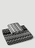 Missoni Black and White 2 Piece Set Hand Towels