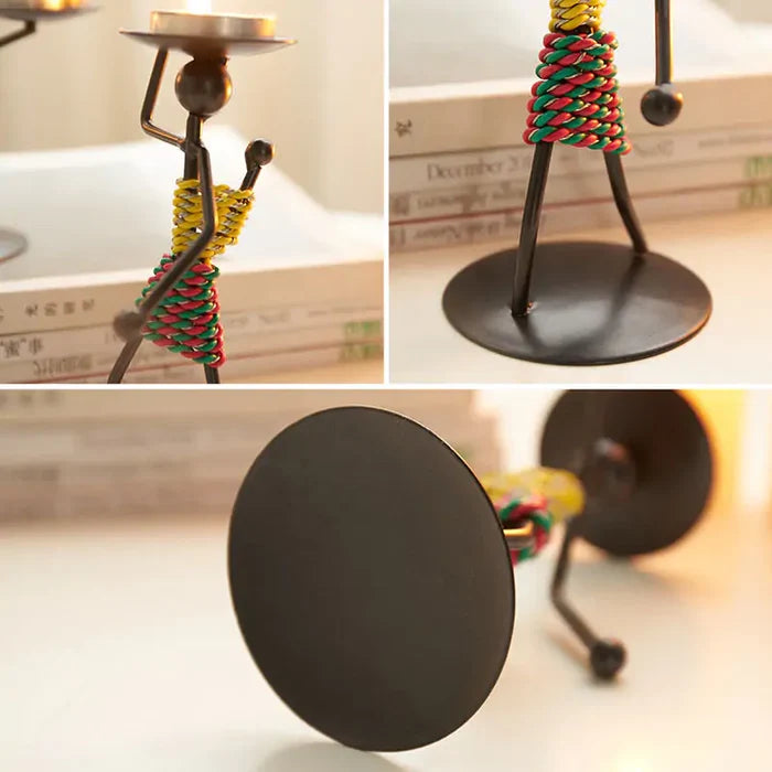 Modern Iron Man Candlestick Rieworkes
