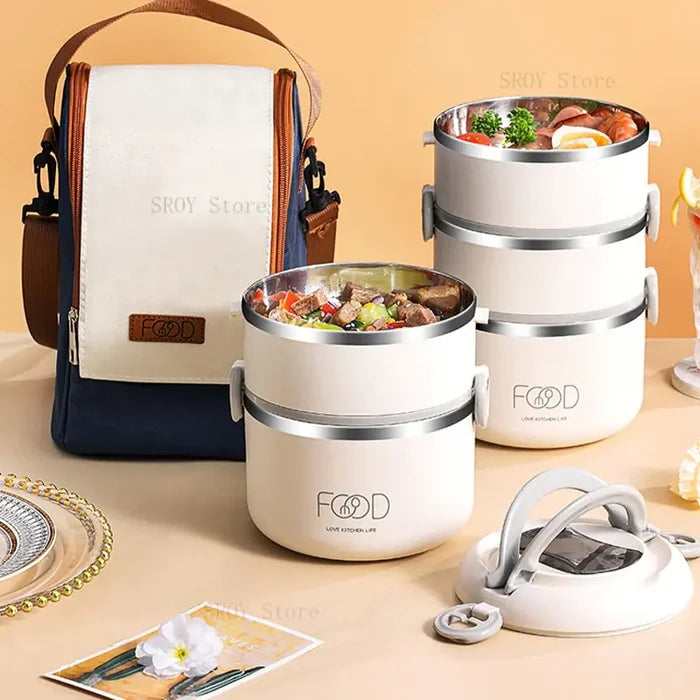 Multi-Layer Stainless Steel Lunch Box Rieworkes