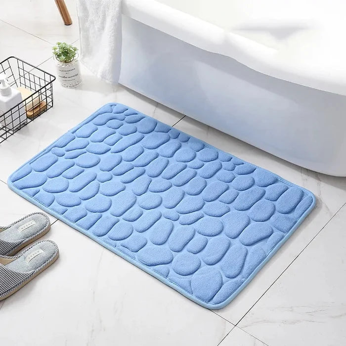 Non-Slip Embossed Bathroom Mat Rieworkes