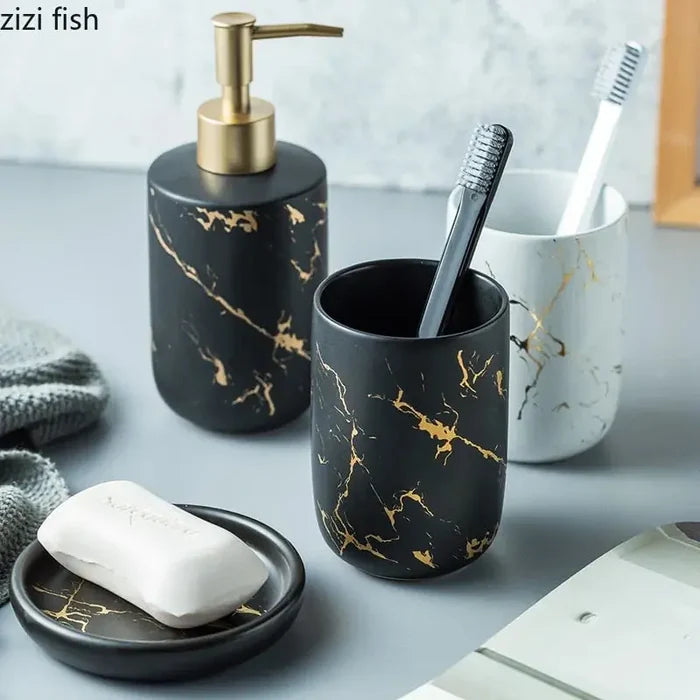 Nordic Matte Bathroom Accessories Set Rieworkes
