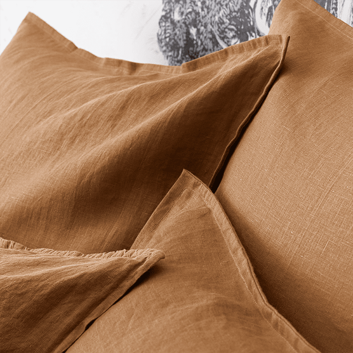 PILLOW SHAM / KING / TEAK WOOD